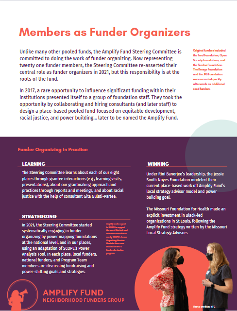 Members as Funder Organizers_Cover